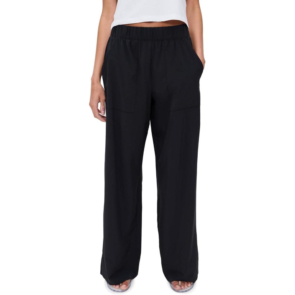imageBeyond Yoga Womens Easy Wide Leg PantTrue Black