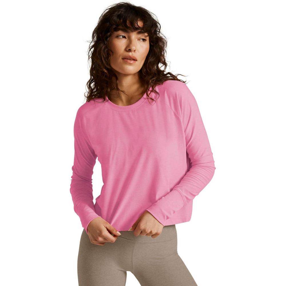 imageBeyond Yoga Womens Featherweight Daydreamer PulloverPink Bloom Heather