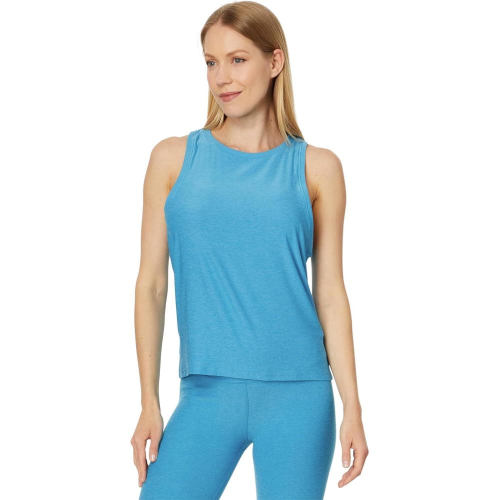 imageBeyond Yoga Womens Featherweight Rebalance TankCali Blue Heather