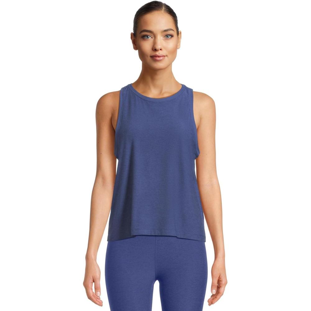 imageBeyond Yoga Womens Featherweight Rebalance TankEternal Blue Heather