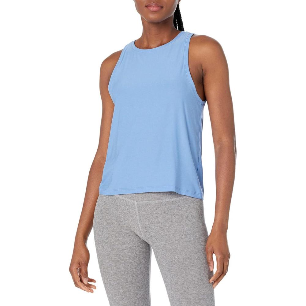 imageBeyond Yoga Womens Featherweight Rebalance TankFlower Blue Heather