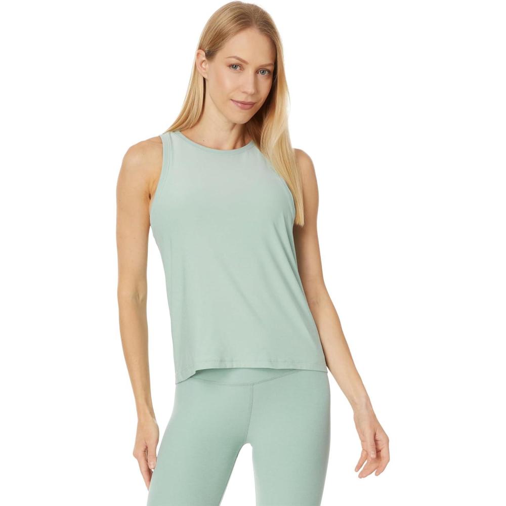 imageBeyond Yoga Womens Featherweight Rebalance TankMinty Slate Heather