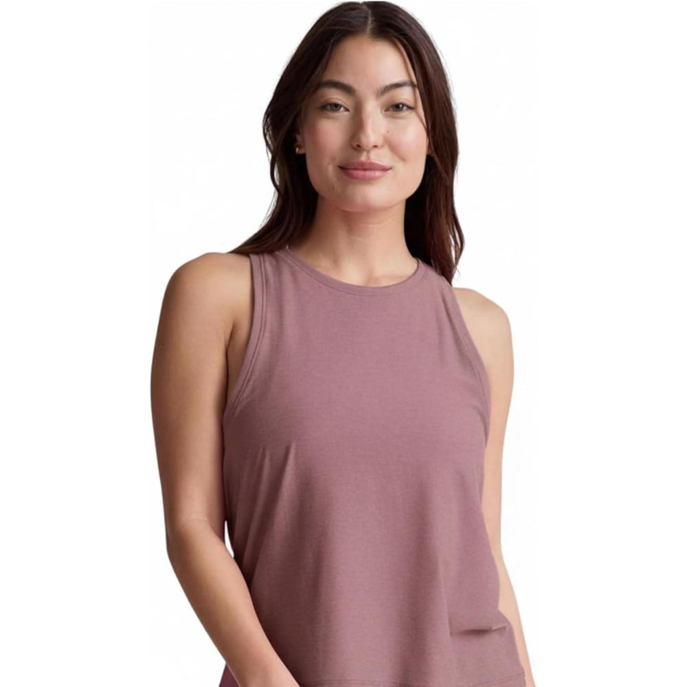 imageBeyond Yoga Womens Featherweight Rebalance TankRose Brush Heather