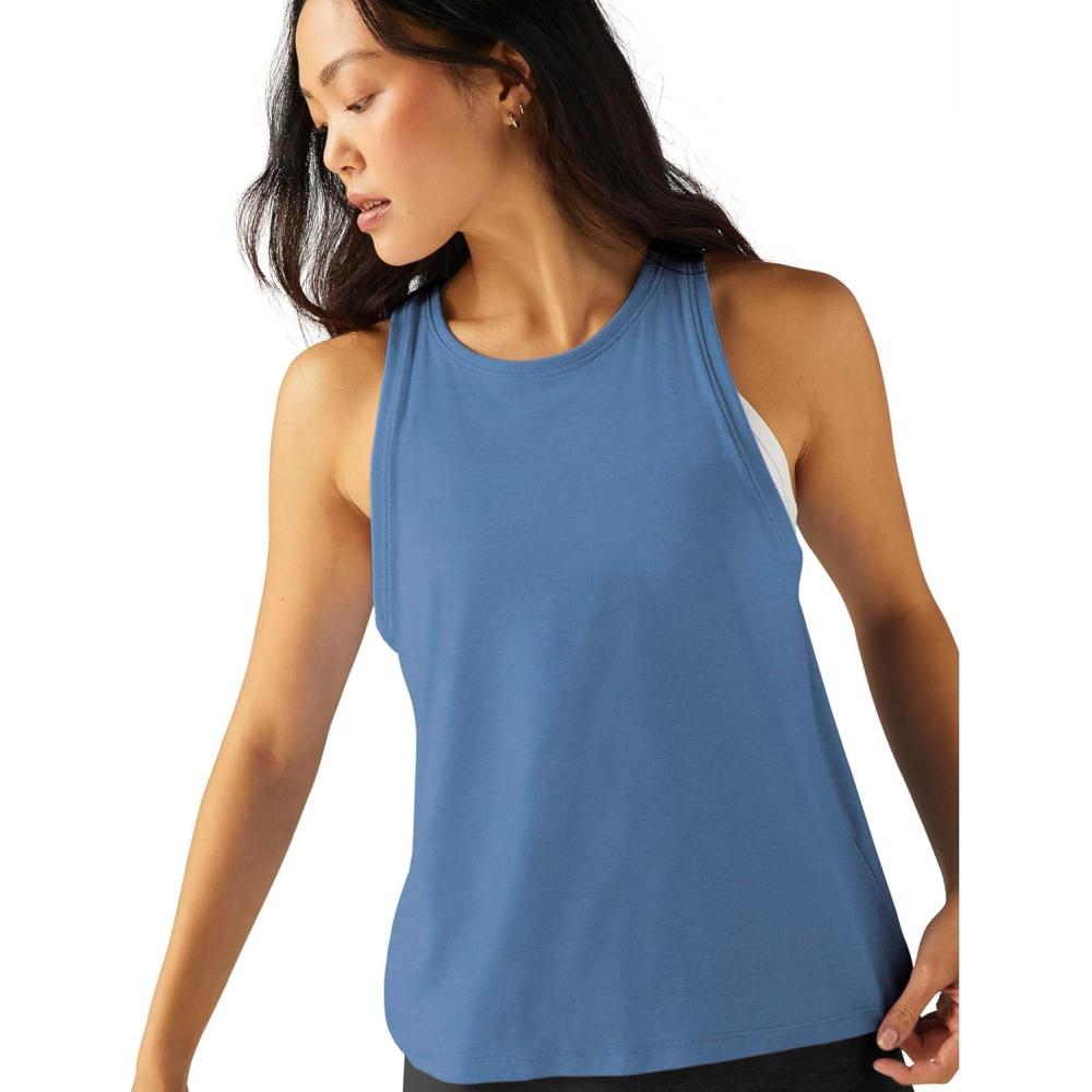 imageBeyond Yoga Womens Featherweight Rebalance TankSky Blue Heather