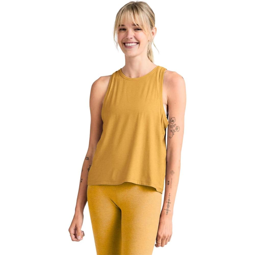 imageBeyond Yoga Womens Featherweight Rebalance TankSunflower Heather