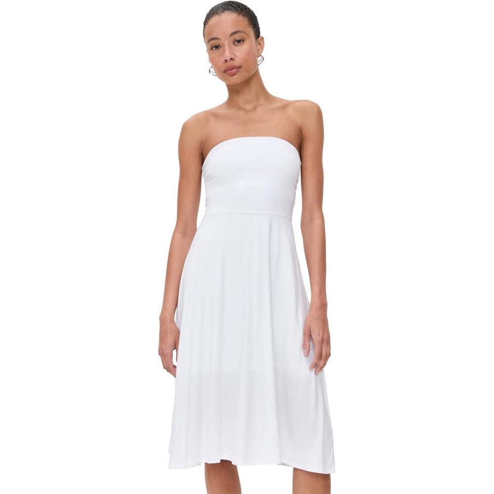 imageBeyond Yoga Womens Featherweight Strapless DressCloud White