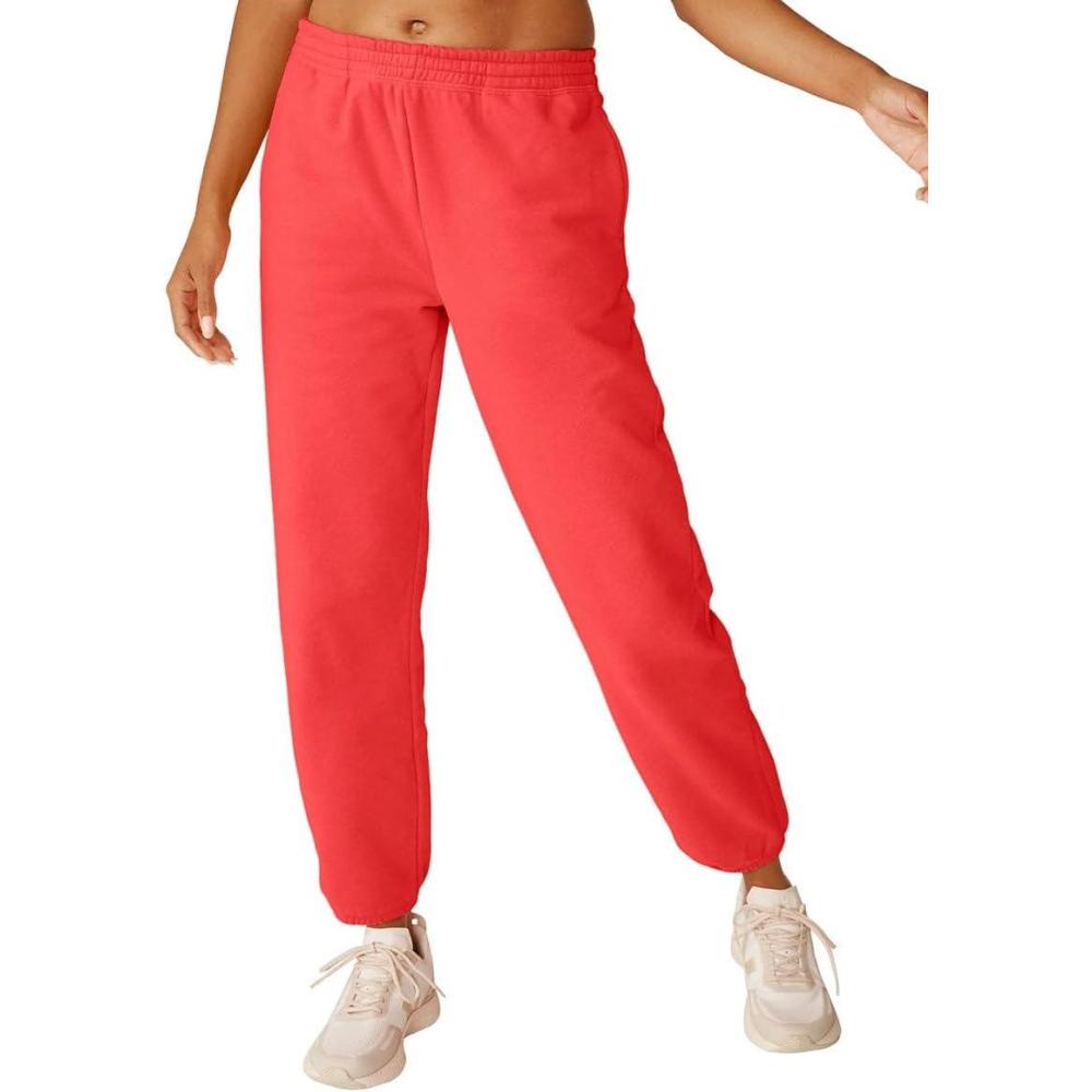 imageBeyond Yoga Womens LuxeFleece SweatpantRed Ash
