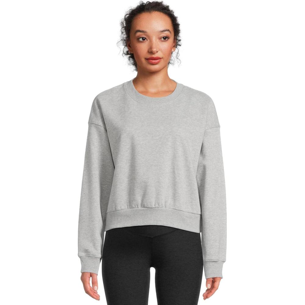 imageBeyond Yoga Womens On The Go PulloverLight Heather Gray