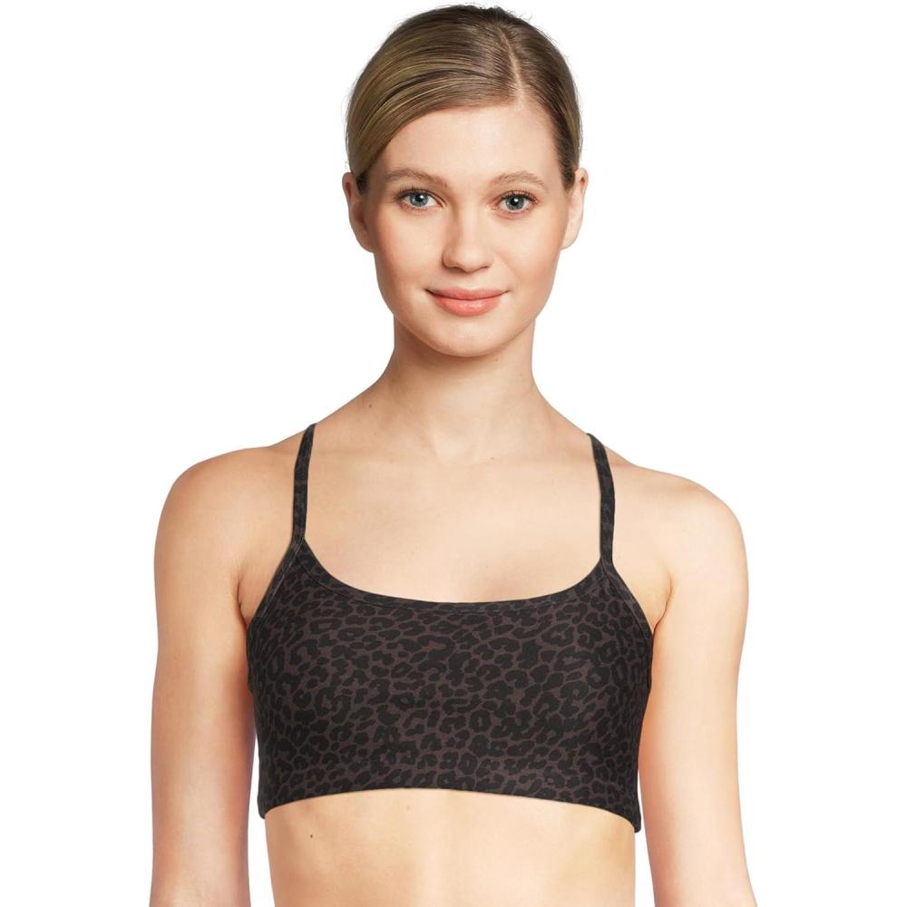 imageBeyond Yoga Womens Softmark Slim Racerback BraEspresso Leopard