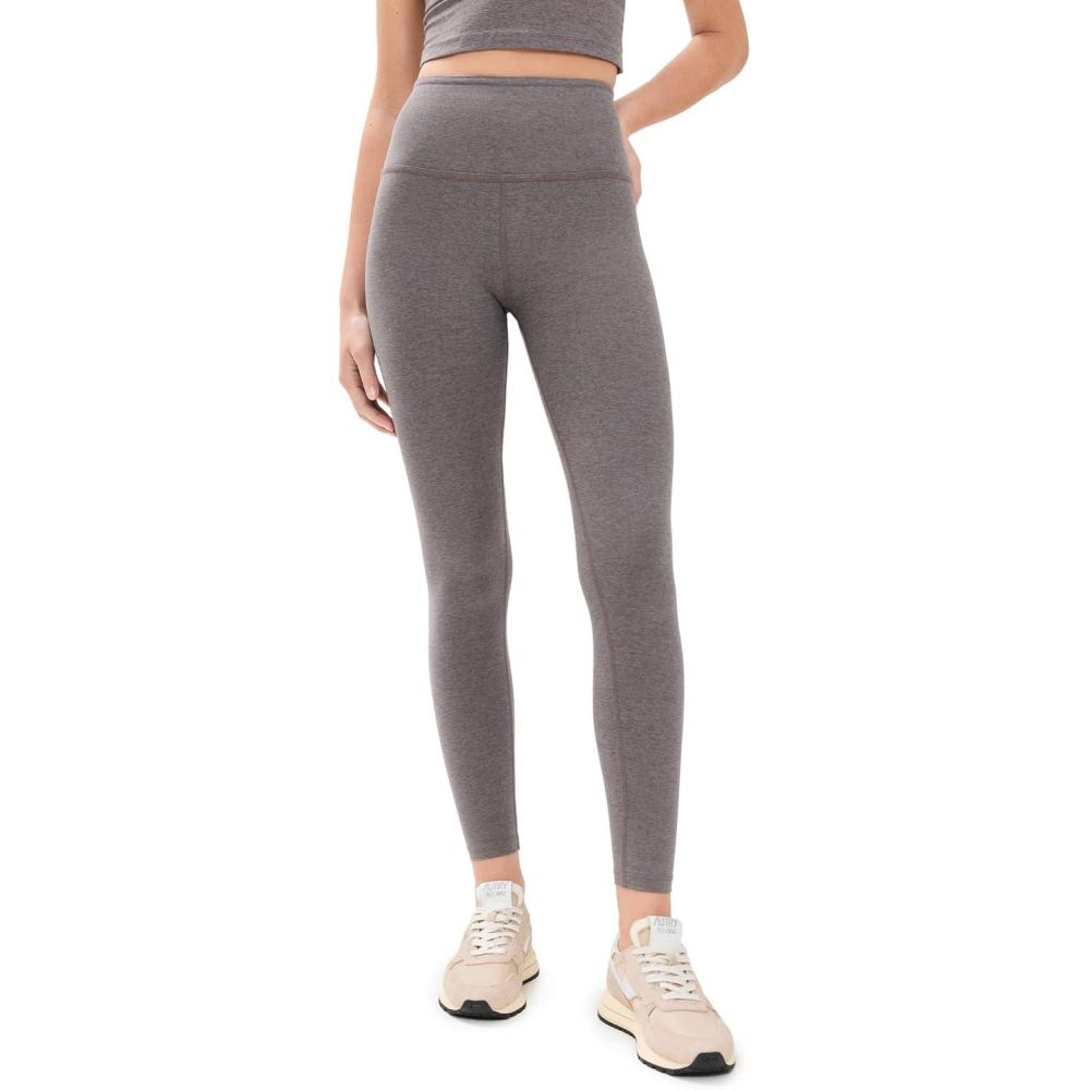 imageBeyond Yoga Womens Spacedye Caught in The Midi HW LeggingsSoft Umber Heather