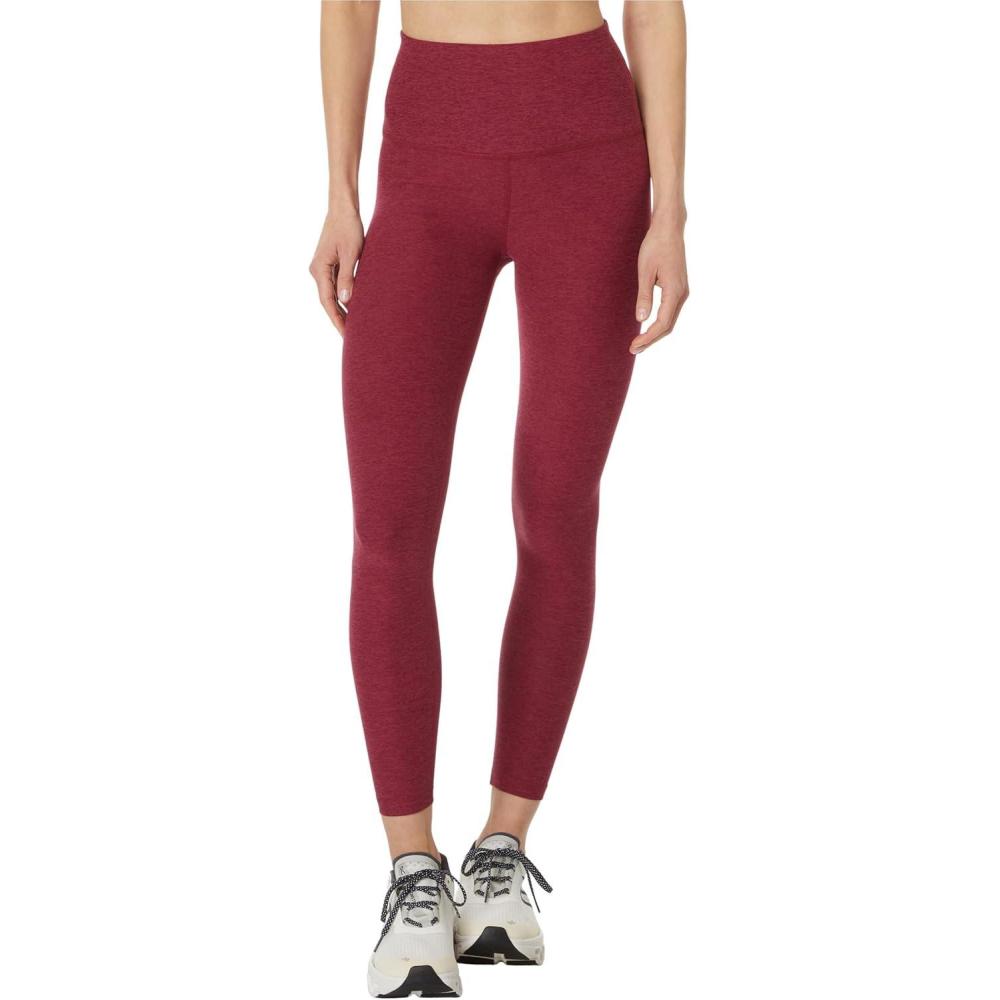 imageBeyond Yoga Womens Spacedye Caught in The Midi High Waisted LeggingBordeaux Heather