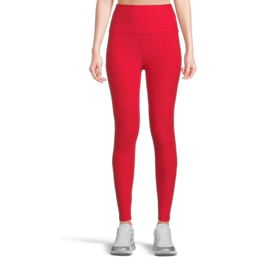 imageBeyond Yoga Womens Spacedye Caught in The Midi High Waisted LeggingCandy Apple Red Heather