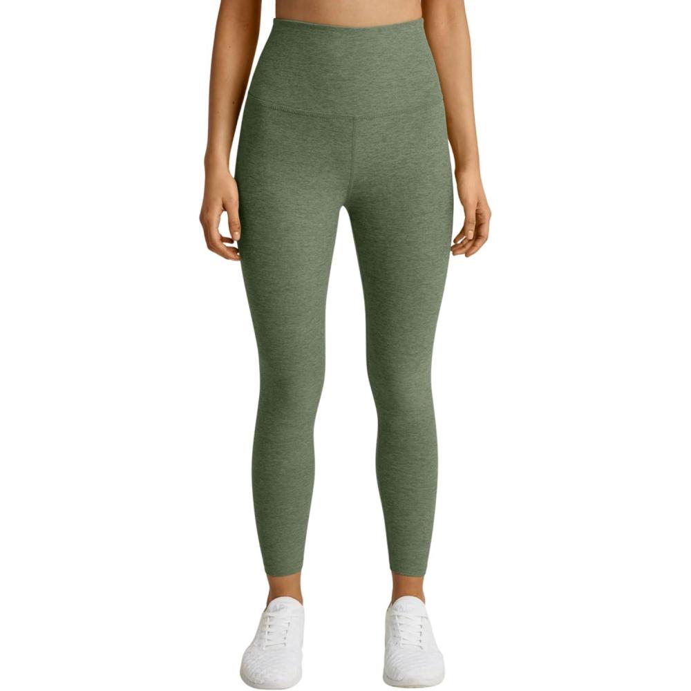 imageBeyond Yoga Womens Spacedye Caught in The Midi High Waisted LeggingDeep Moss Heather