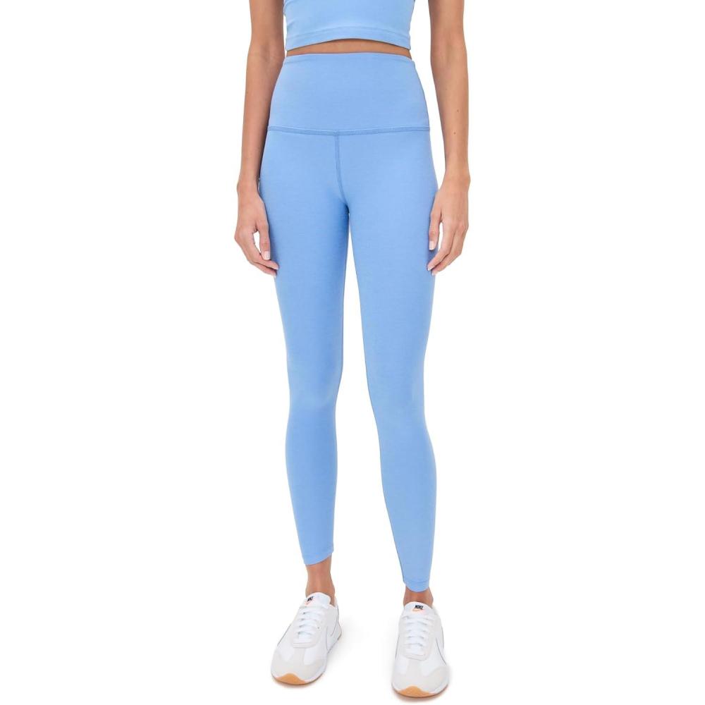 imageBeyond Yoga Womens Spacedye Caught in The Midi High Waisted LeggingFlower Blue Heather