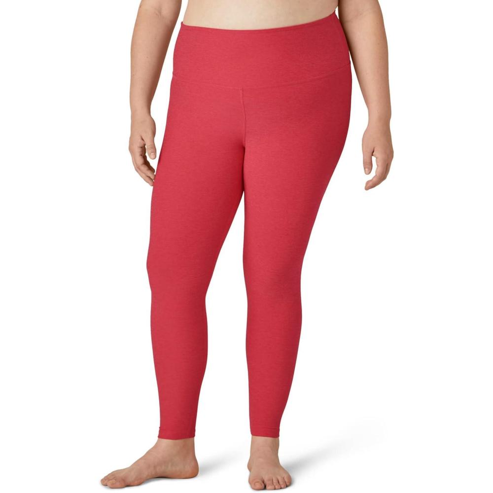 imageBeyond Yoga Womens Spacedye Caught in The Midi High Waisted LeggingParadise Coral Heather