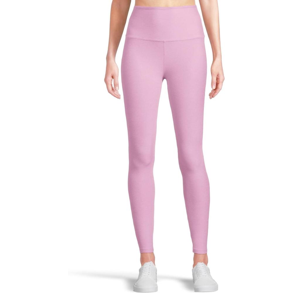 imageBeyond Yoga Womens Spacedye Caught in The Midi High Waisted LeggingPink Haze Heather