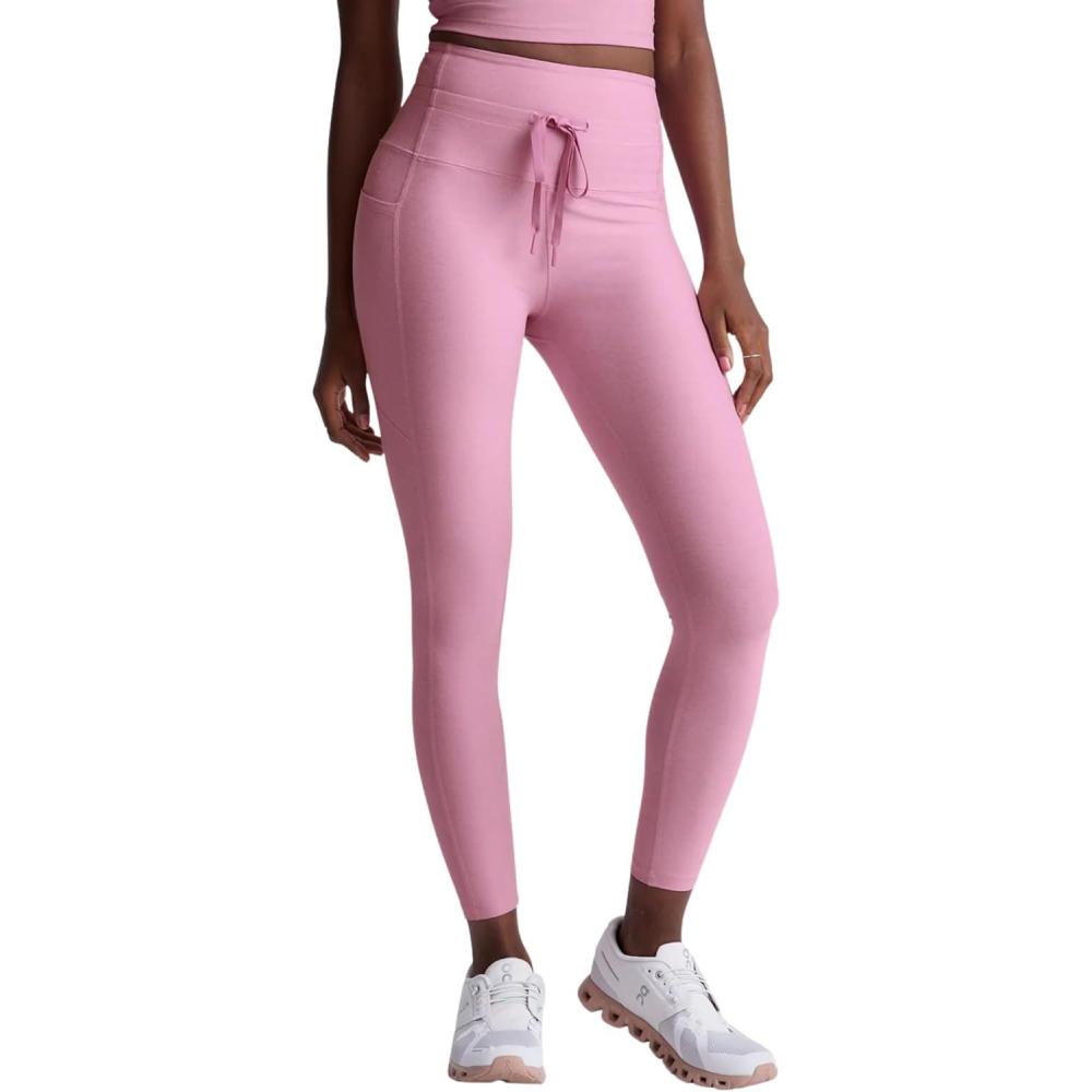 imageBeyond Yoga Womens Spacedye Go Pocket Midi LeggingPink Haze Heather