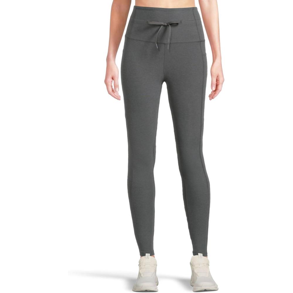 imageBeyond Yoga Womens Spacedye Go Pocket Midi LeggingTrue Gray Heather