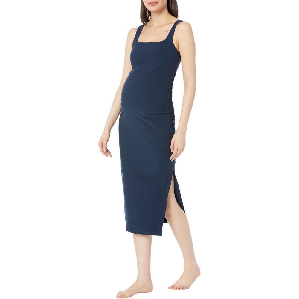imageBeyond Yoga Womens Spacedye Icon Maternity DressNocturnal Navy
