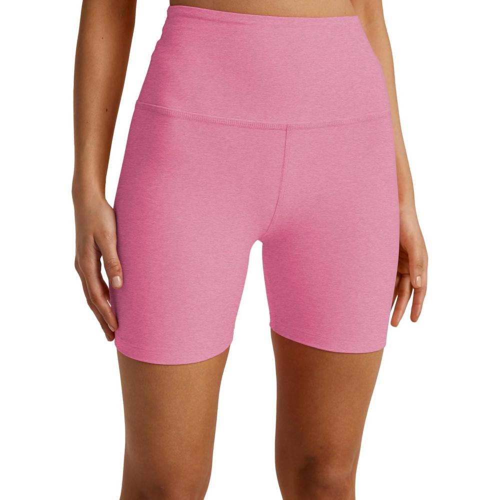 imageBeyond Yoga Womens Spacedye Keep Pace 5quot ShortPink Bloom Heather