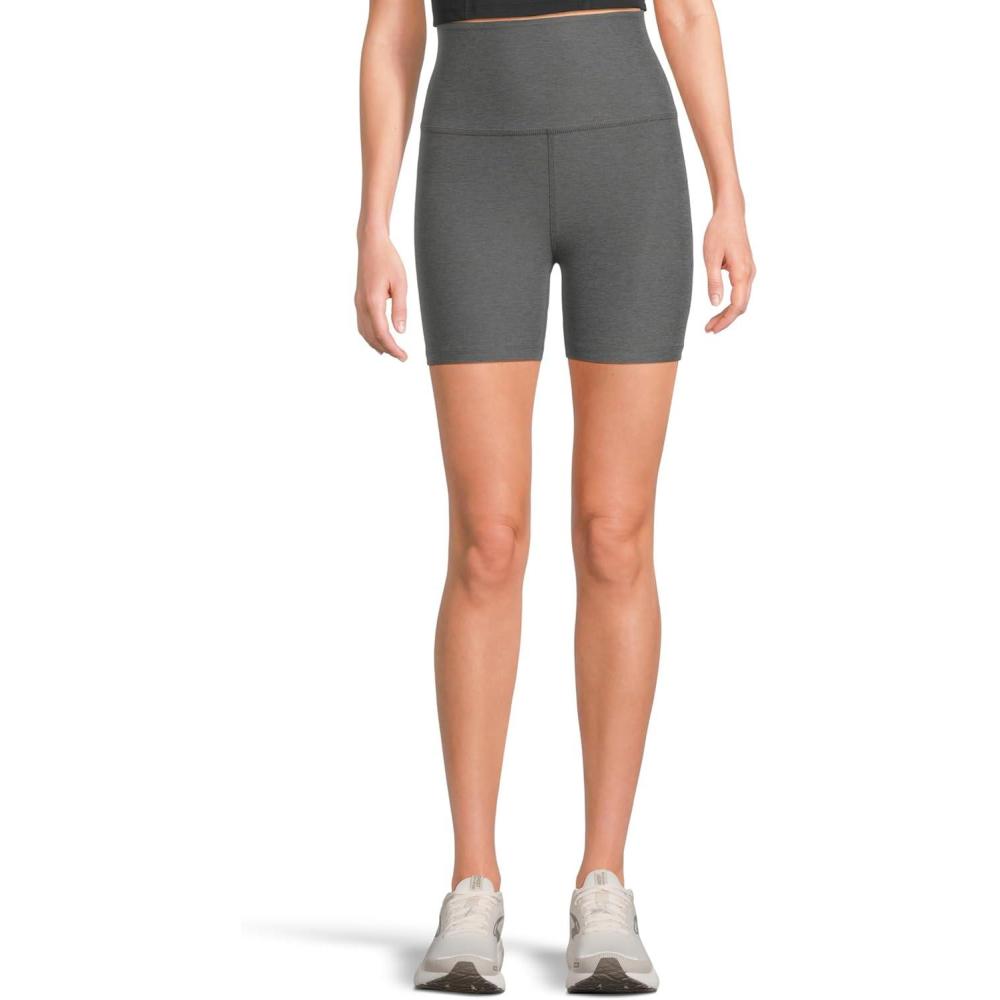 imageBeyond Yoga Womens Spacedye Keep Pace 5quot ShortTrue Gray Heather