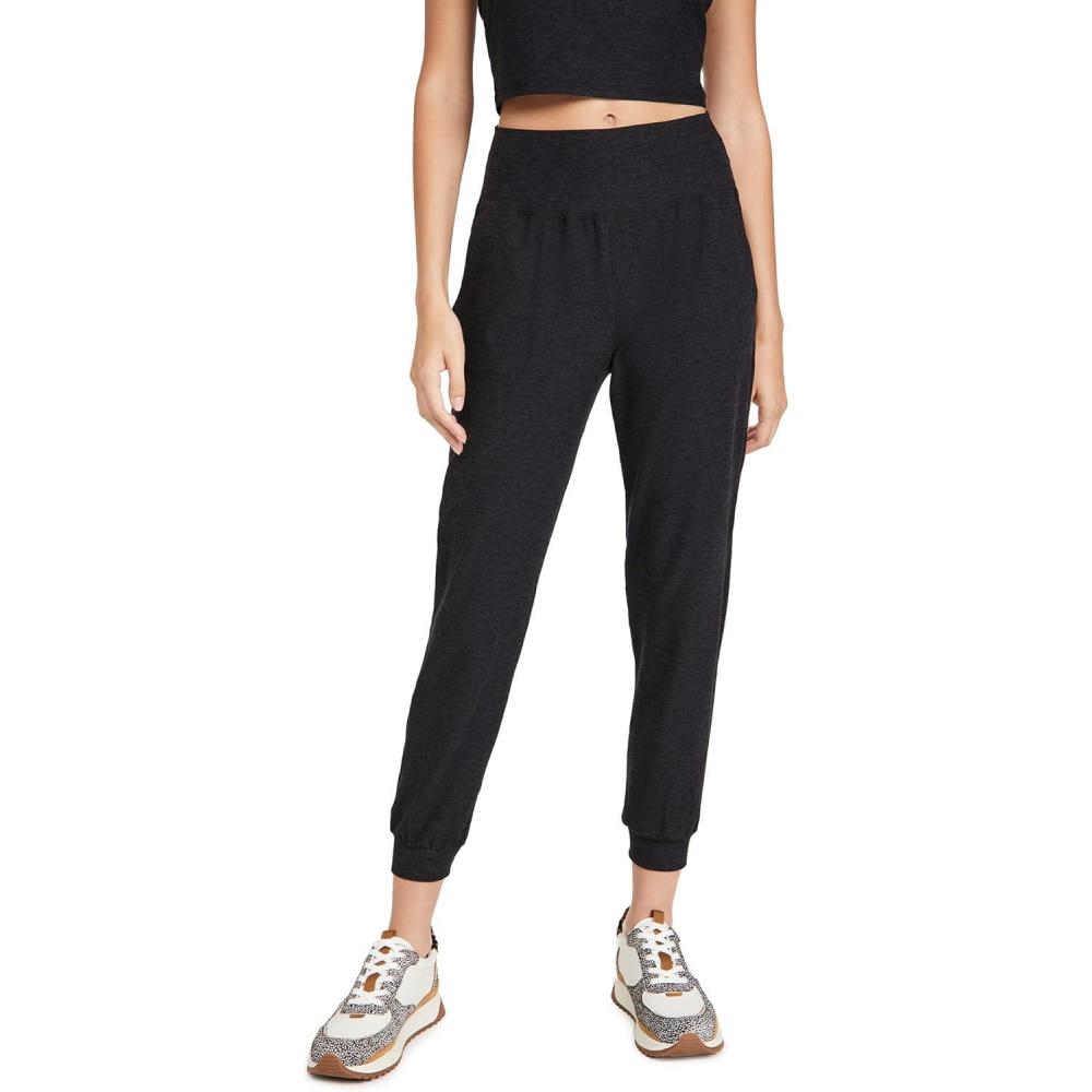 imageBeyond Yoga Womens Spacedye Midi JoggerDarkest Night