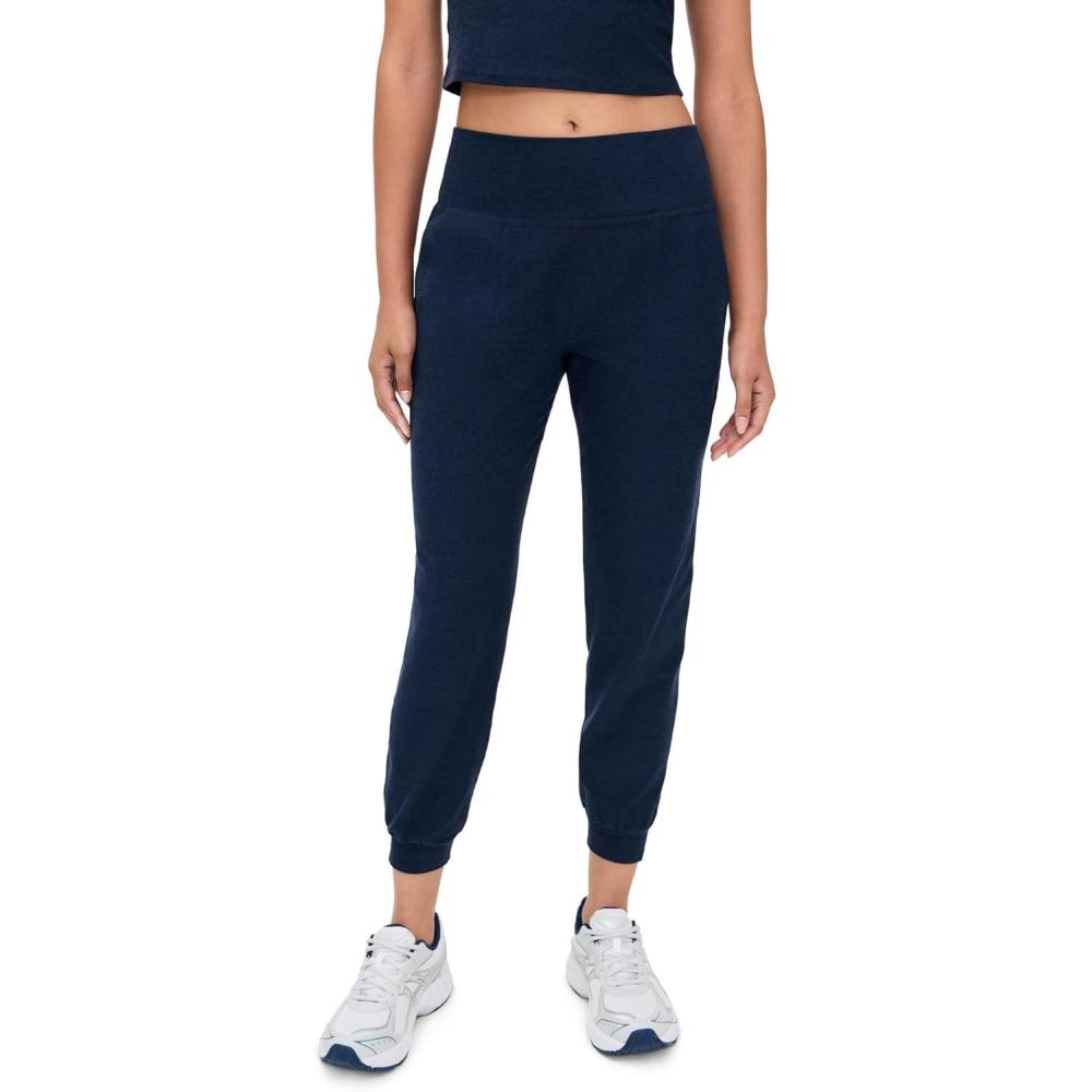 imageBeyond Yoga Womens Spacedye Midi JoggerNocturnal Navy