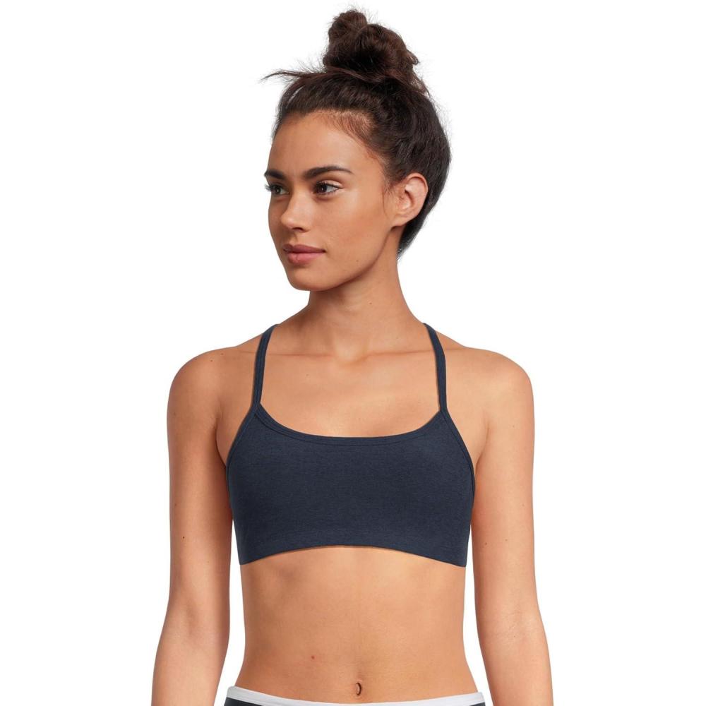 imageBeyond Yoga Womens Spacedye Slim Racerback BraNocturnal Navy