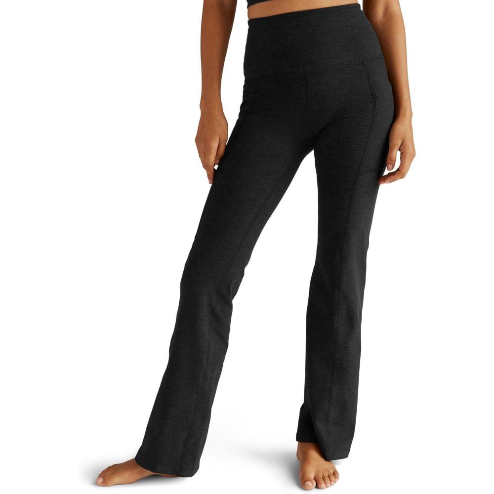 imageBeyond Yoga Womens Spacedye Versatility Pocket Bootcut PantDarkest Night