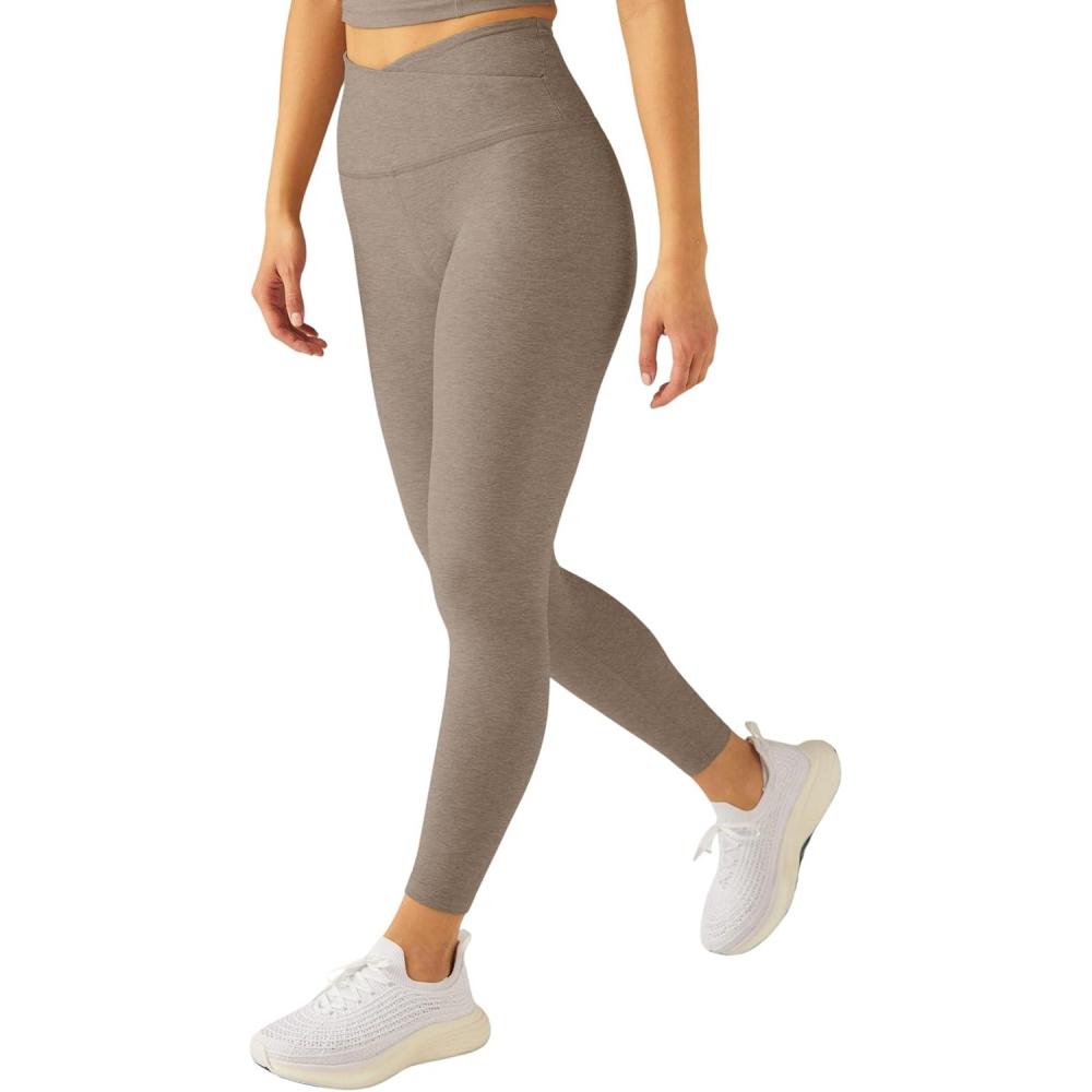 imageBeyond Yoga Womens Spacedye at Your Leisure High Waisted Midi LeggingBirch Heather