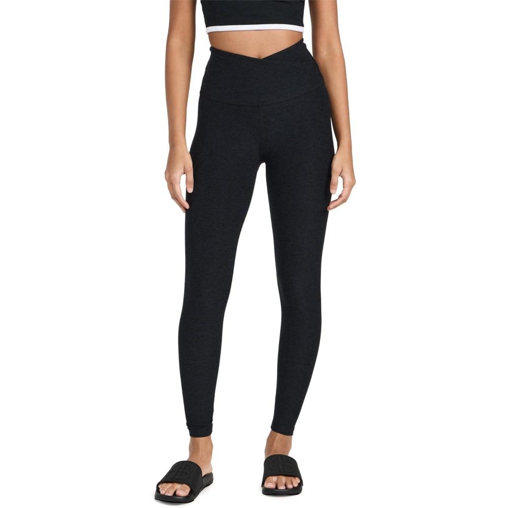 imageBeyond Yoga Womens Spacedye at Your Leisure High Waisted Midi LeggingDarkest Night
