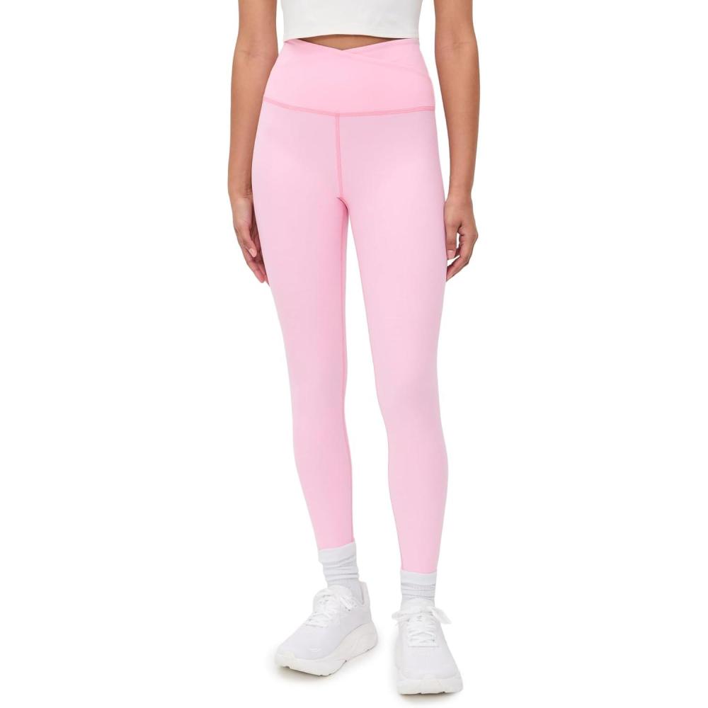 imageBeyond Yoga Womens Spacedye at Your Leisure High Waisted Midi LeggingFrosty Pink Heather