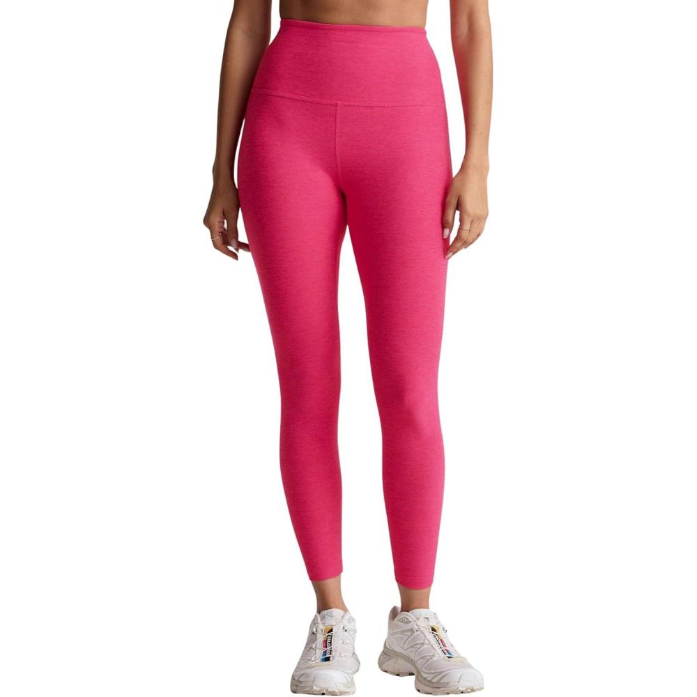 imageBeyond Yoga Womens Spacedye at Your Leisure High Waisted Midi LeggingVivid Pink Heather