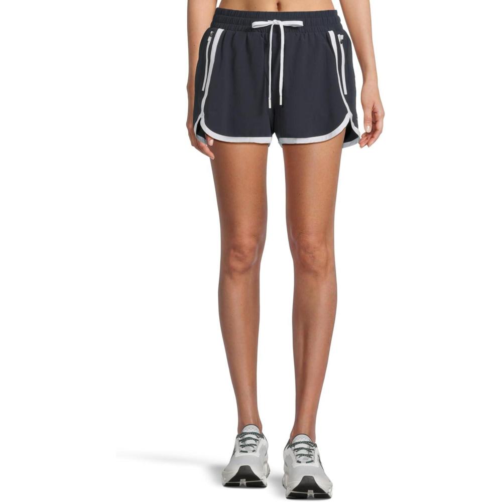 imageBeyond Yoga Womens The Course ShortsNocturnal NavyTrue White