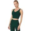 imageBeyond Yoga Womens Spacedye Good Day Cropped TankDark Spruce Green Heather