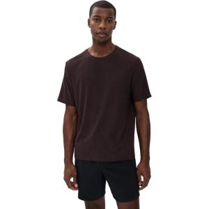Beyond Yoga Men’s Always Beyond Crew Tee 2.0(Dark Chocolate Heather)