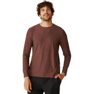 Beyond Yoga Men’s Always Beyond Long Sleeve Crew 2.0(Maple Heather)