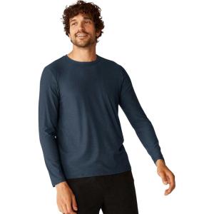 Beyond Yoga Men’s Always Beyond Long Sleeve Crew 2.0(Nocturnal Navy)