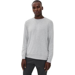 Beyond Yoga Men’s Always Beyond Pullover Crew(Light Heather Gray)