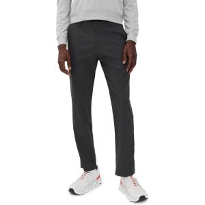 Beyond Yoga Men’s Essential Men’s Chino 32″ Trousers(Black Ash)
