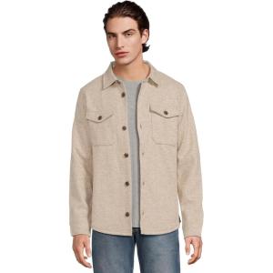 Beyond Yoga Mens Wool Shirt(Oakstone Heather)