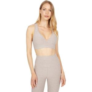 Beyond Yoga® Spacedye Lift Your Spirits Sports Bra – Ideal for Medium-Impact Workout – Moisture Wicking Technology Bra Chai LG One Size