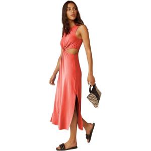 Beyond Yoga Women’s Around The World Front Twist Dress(Coral Glow)