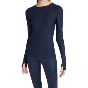Beyond Yoga Women’s Classic Crew Pullover(Nocturnal Navy)