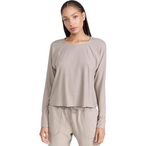 Beyond Yoga Women’s Featherweight Daydreamer Pullover(Birch Heather)