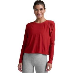 Beyond Yoga Women’s Featherweight Daydreamer Pullover(Ruby Rush Heather)