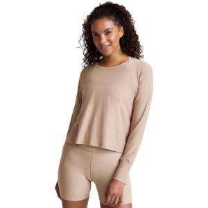 Beyond Yoga Women’s Featherweight Daydreamer Pullover(Sand Swept Heather)