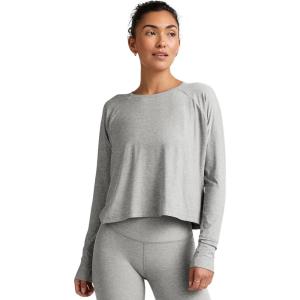 Beyond Yoga Women’s Featherweight Daydreamer Pullover(Silver Mist)