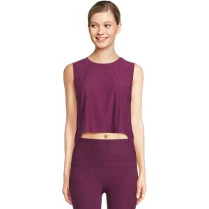 Beyond Yoga Women’s Featherweight Minimal Cropped Tank(Aubergine/Beet)