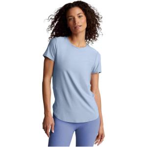 Beyond Yoga Women’s Featherweight On The Down Low Tee(Blue Zen Heather)